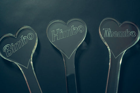 MINI Bimbo/Himbo/Thembo Heart